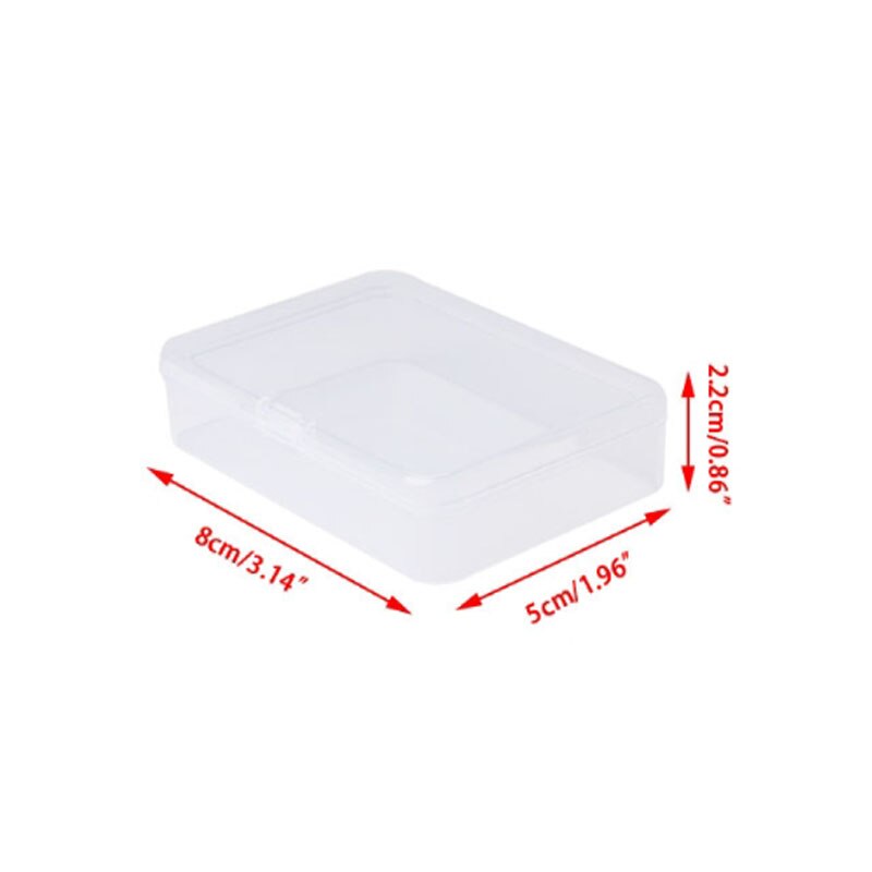 Transparent plastic box Storage Collections Product packaging box dressing case Case G03: 10