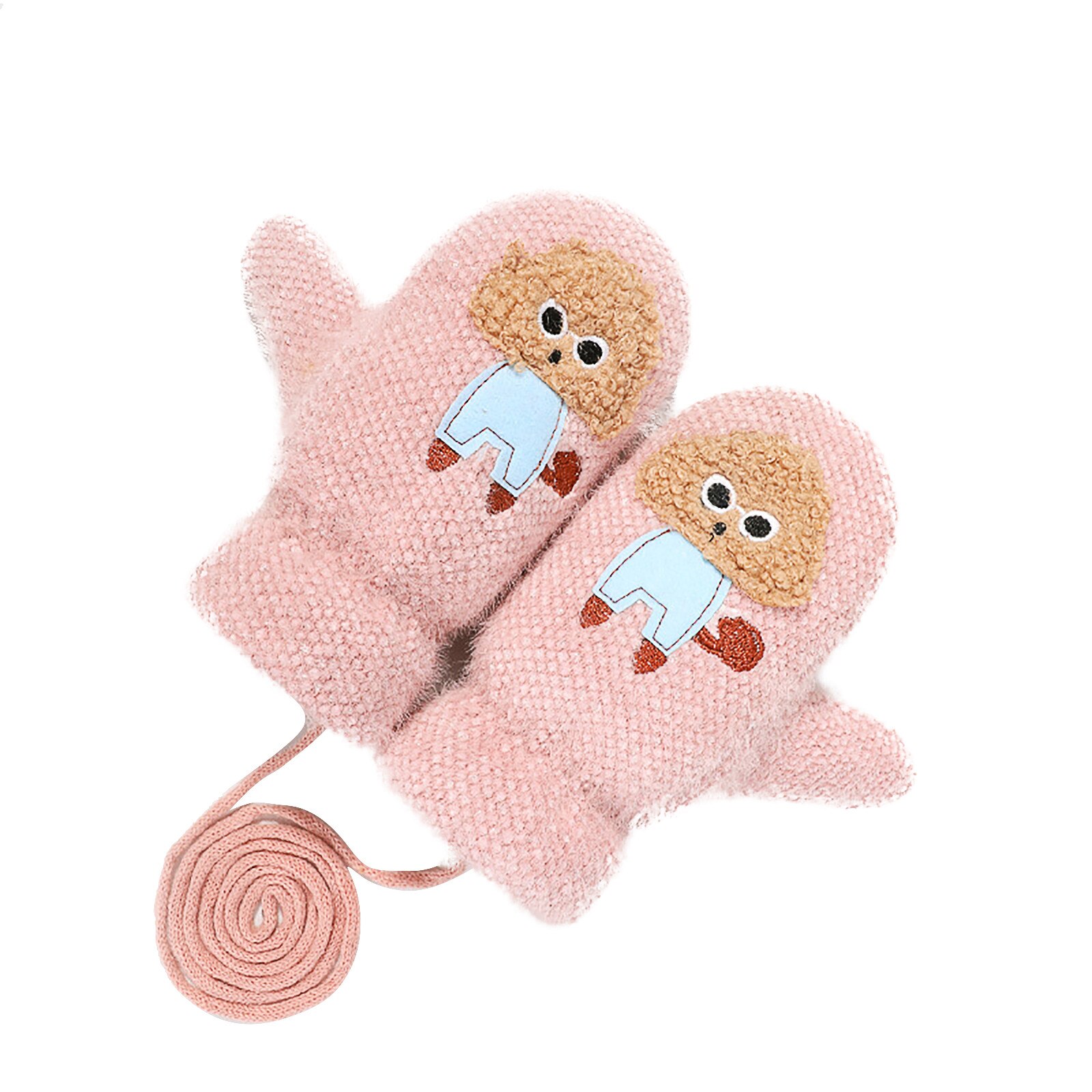 Vintage Cartoon Gestrickte Kinder Sport Handschuhe Frauen Verdicken Touchscreen Handschuhe Winter Warme Schnee Volle Finger Handschuhe Weihnachten: N
