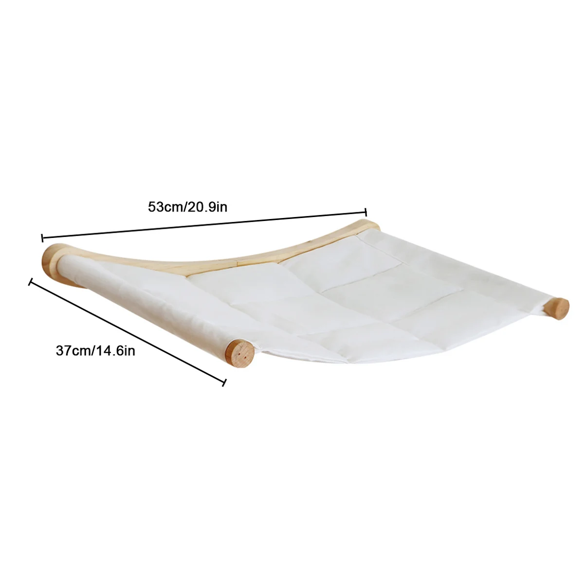 Wall-Mounted Cat Climbing Frame Wooden Cat Tree Cats Hammock Scratching Post Pedal Jumping Platform Indoor Pet Wall Furniture: Gold