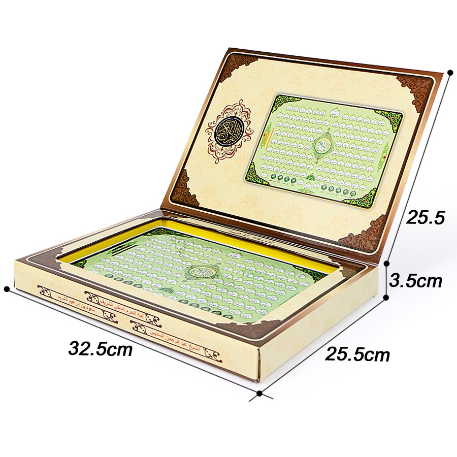 Whole Holy Quran Arabic Electronic Learning Machine Muslim Koran Surah Tablet