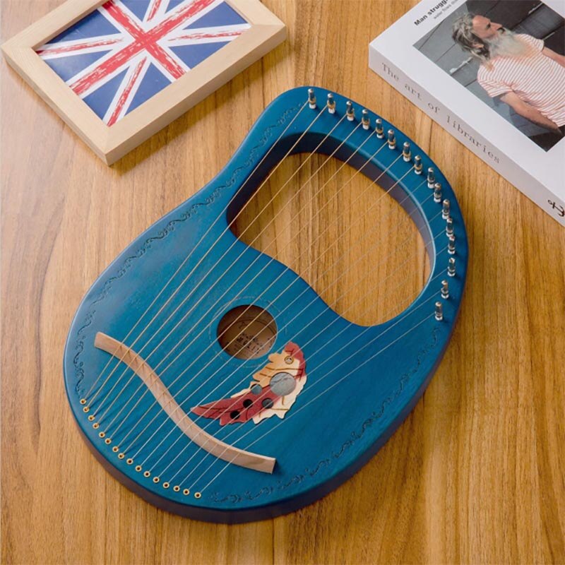 16 String Lier Harp Bois Body Lira Instrument De Musique Met Tuning Voor Kids