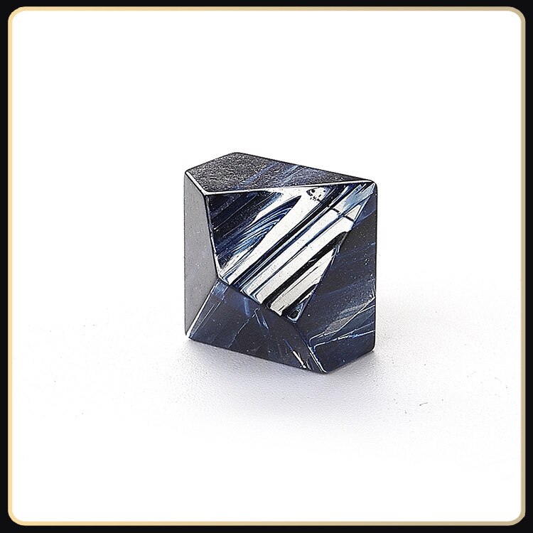 Bleu soie verre numérique polyèdre jeu de dés 7 pièces en cours d'exécution groupe jeu de société dés constellation jeu de dés