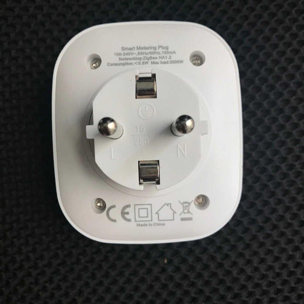 Eu / uk / usa type 16a zigbee smart stikkontakt trådløs zigbee protokoll strømmåler 3000w