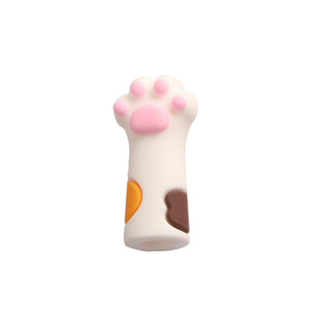 1 st nyppskydd skyddshylsa för nagelband sax manikyr pedikyr verktyg död hud pincett keps: Vit