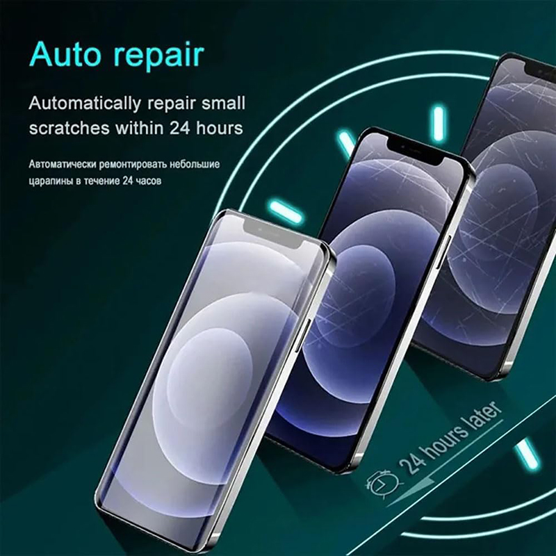 Protector de pantalla de cobertura completa para iPhone 16E 16 15 14 13 12 Mini 11 Pro XS Max X XR SE 7 8 Plus, película protectora de hidrogel, 5 uds.
