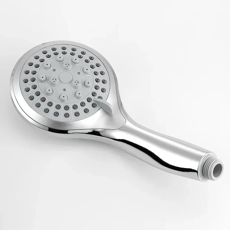 Zhang Ji 5 Modes Siliconen Nozzle Douchekop Houvast Neerslag Jet Spray Hoge Druk Krachtige Douchekop Verchromen