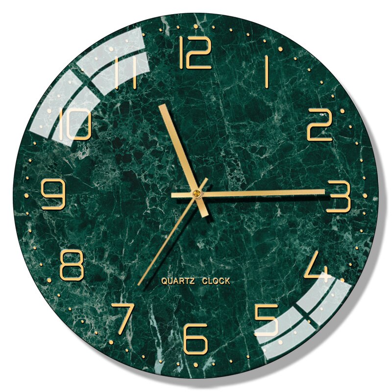 Grote Glazen Wandklok Modern Keuken Klok Woonkamer Creatieve Nordic Stille Slaapkamer Klokken Muur Home Decor Klok FZ737