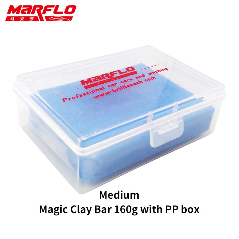 Barra mágica de arcilla para limpieza de coches, herramientas de lavado para el cuidado del coche, 160g, grado King pesado medio fino
