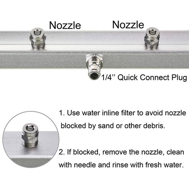 Balai à eau pour nettoyeur haute pression électrique 13 ", pour Karcher K2 K3 K4 K5 K6 K7, pour le nettoyage de châssis de voiture