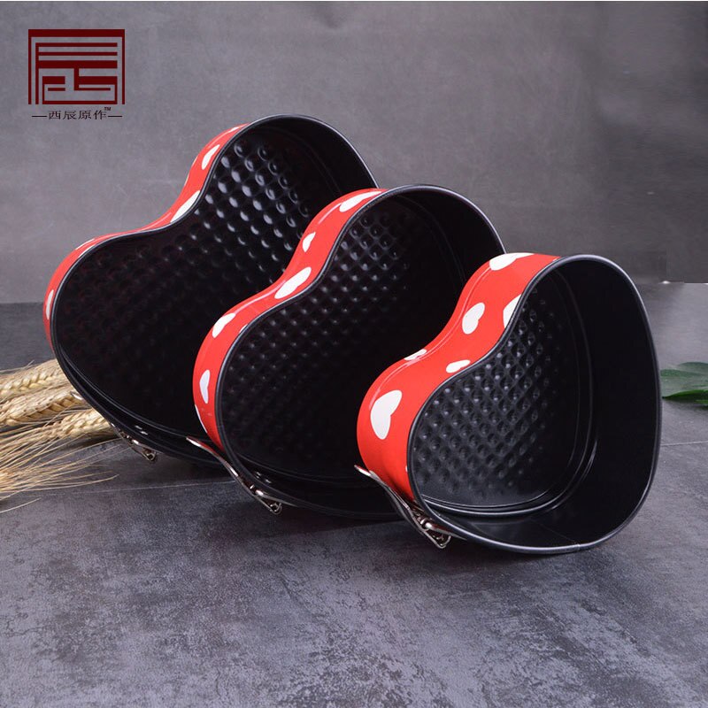 3pcs set Round Cake Tin Set Non-Stick Spring Form Loose Base Baking Pan Tray Metal Oven Baking Trays Cake Mold Tray Baking Dish