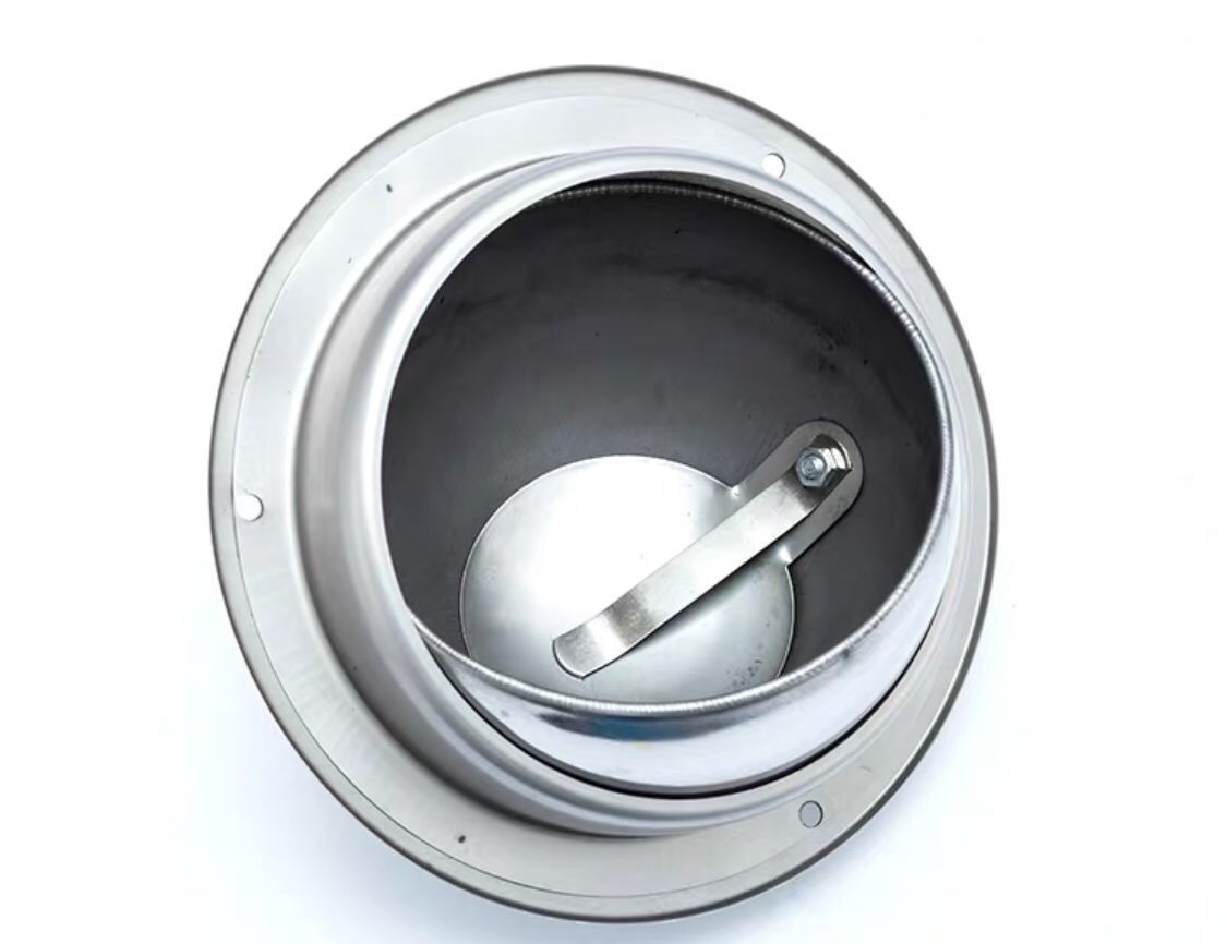 Stainless Steel 201/304 Fan Ventilation Fresh Air Outlet Kitchen Adjustable Air Outlet Air Supply Spherical Nozzle