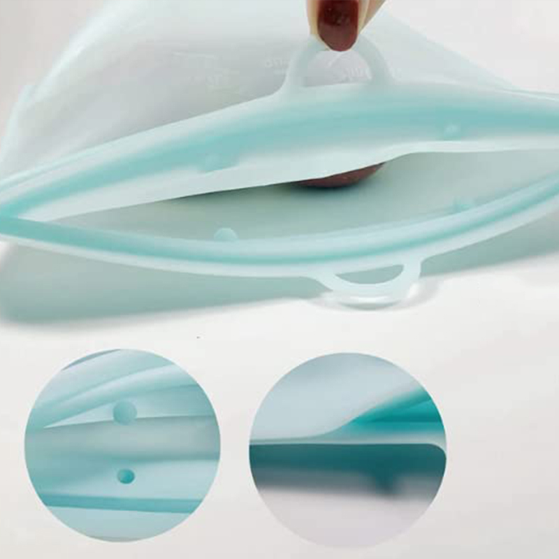 Kuchenna torba robić przechowywania żywności, pakowana próżniowo, samouszczelniająca się torba robić zupy, mrożona żywność, silikonowa torba robić przechowywania świeżości