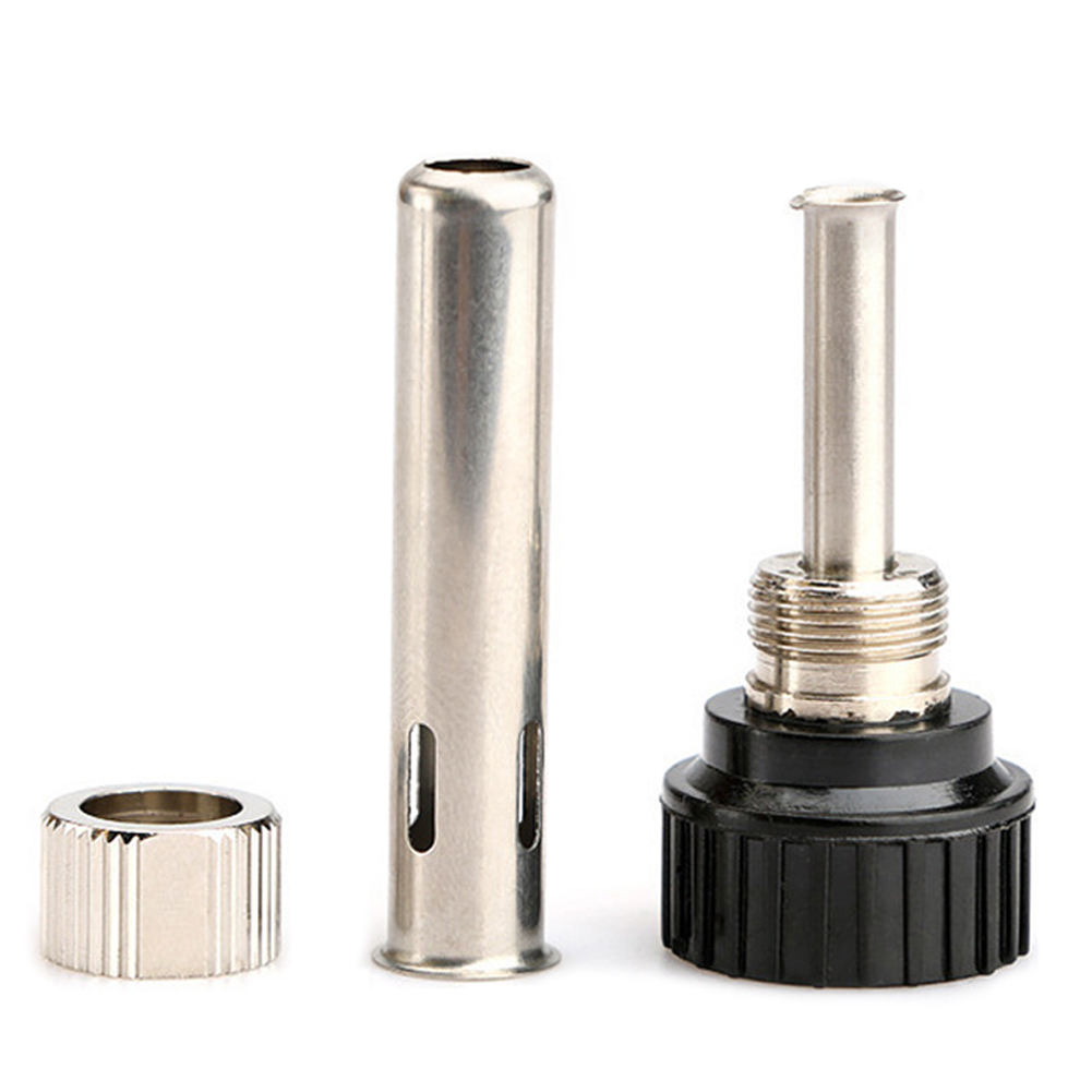 Estação de solda adaptador de alça de ferro para esd 852d 936 937d 898d 907 hakko ponta de ferro cânula embalagem + 5 peças ferramenta de pontas de ferro de solda