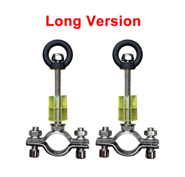 Traction Board Mounting Kits for Recovery Tracks Recovery Board Mount Pins Fixed Bolts For Car Roof Rack Carrier Basket: Dark Grey