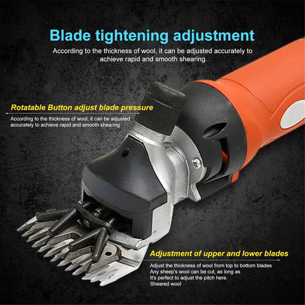 Sheep Shears Electric Animal Grooming Clippers Heavy Duty Farm Livestock Haircut Trimmer Thick Coat Animals