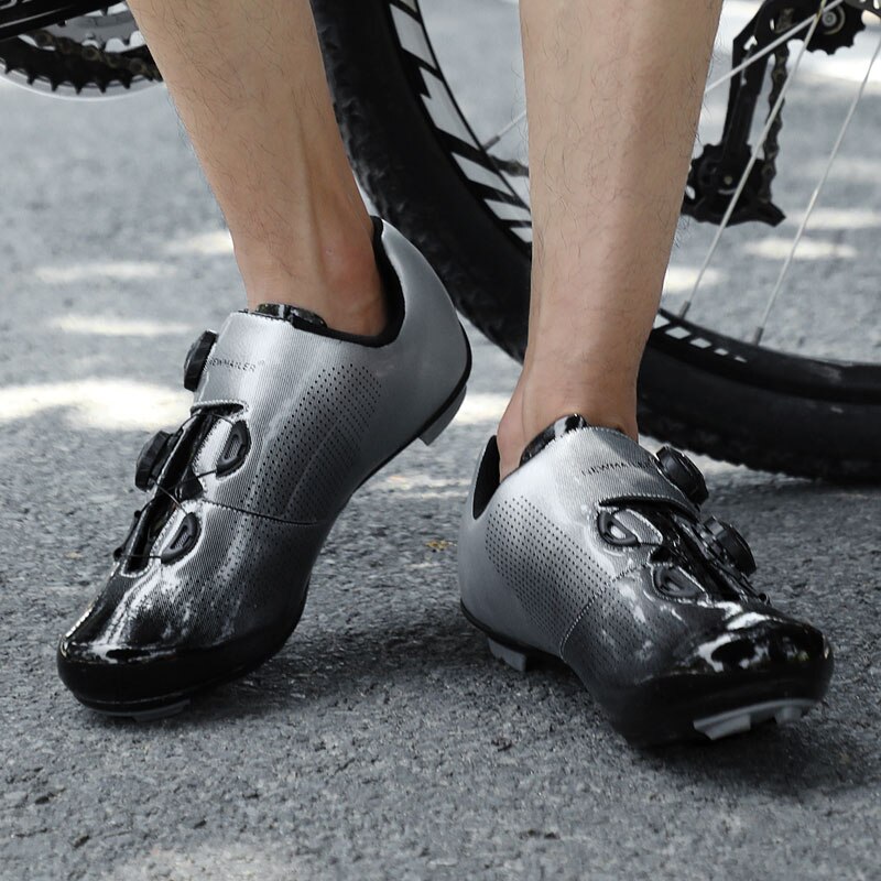 Men Sneakers Youth Road Bicycle Cycling Shoes Self-Locking Triathlon Men Red Bike Bicycle Road Bike Shoes