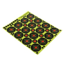 Fluorescerende Doel Schieten Stickers Kit Sport Hoge Zichtbaarheid 160Pcs Vervanging Ploetert