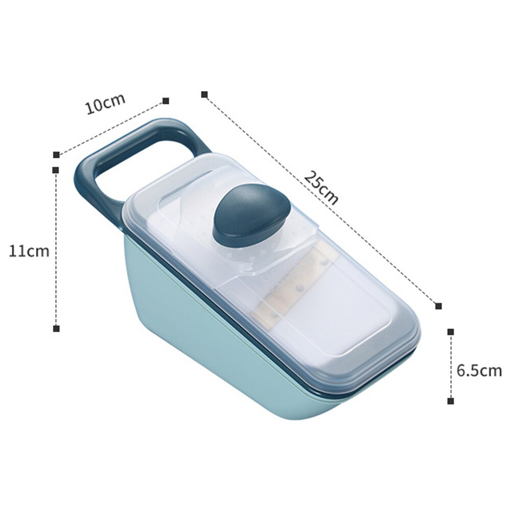 Multifunctionele groentesnijder, rasp, fruitsnijder, aardappelschiller, wortelrasp, keukenaccessoires, mand, groentesnijder