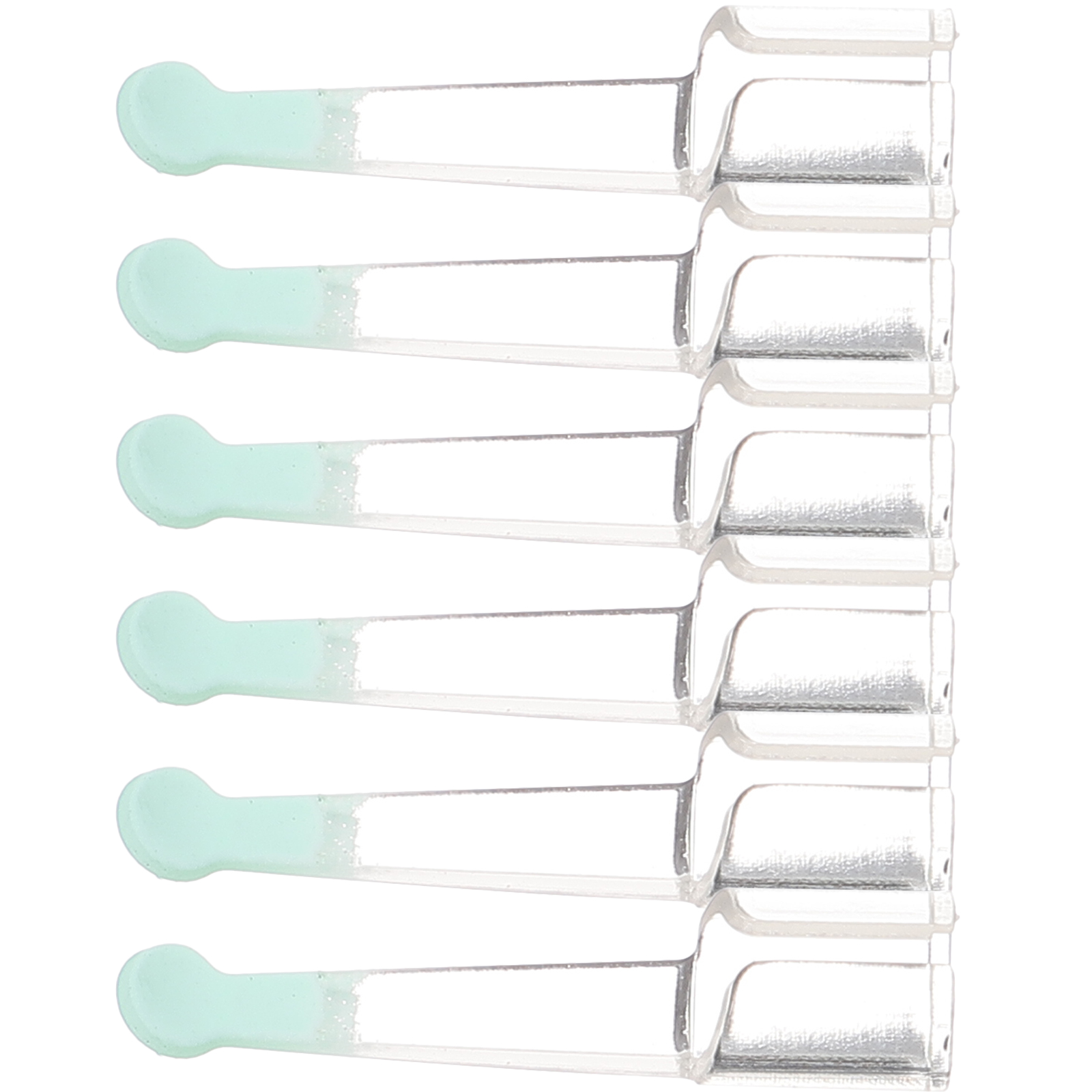 6 stk. øreskjehodetilbehør, reservetupper for fjerning, silikonrengjøringsverktøy, baby synlig ørevoksfjerner, kameraskje: Default Title