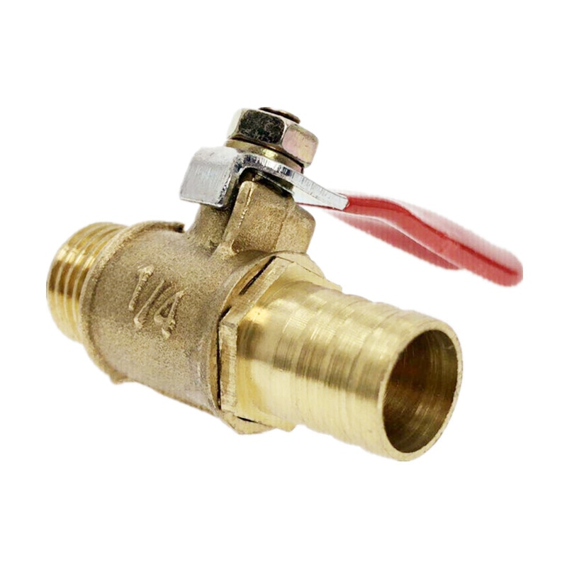 1Pc 1/4 Inch PEX Brass Ball Valve Full Port Crimp Shut-off Valve For PEX Tubing VE496 P0.11