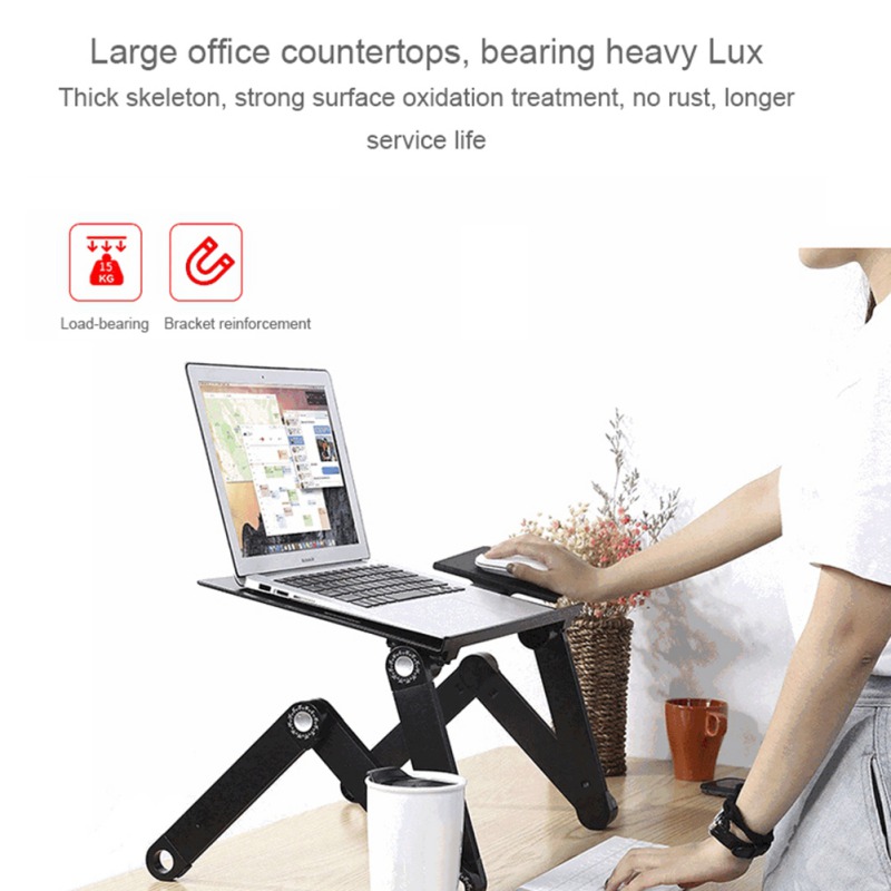 Ergonomic portable deals aluminum laptop desk