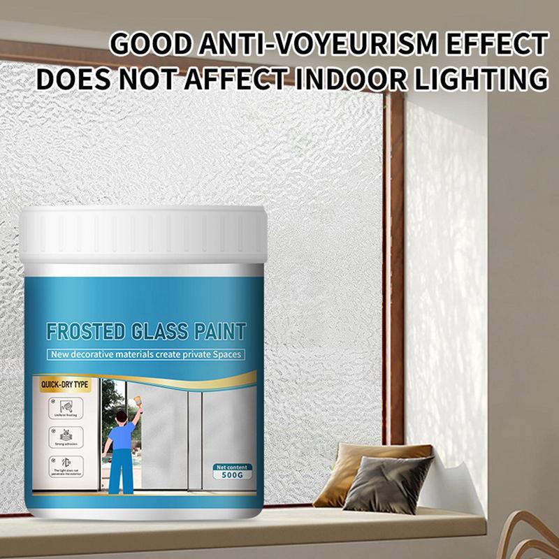 Vernice per vetro smerigliato Vernice per privacy per finestre impermeabile Vernice per vetro opaco Sabbiatura per vetro da bagno Rivestimento speciale a base d'acqua