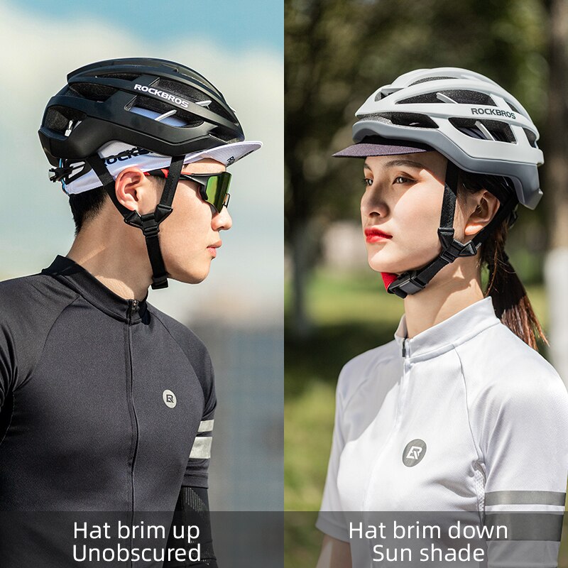ROCKBROS – casquette de cyclisme pour hommes et femmes, chapeau de Protection solaire, respirant, casque de cyclisme vtt, couvre-chef Gorra Ciclismo