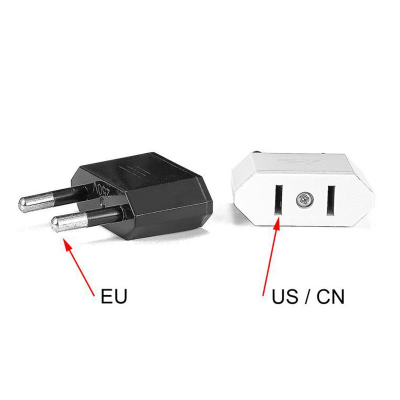 US-Buchse auf EU-Stecker, Steckdose, Reiseladegerät, Steckdosenadapter, USA auf Europa, europäische Verordnung, Ladekonverter-Stecker