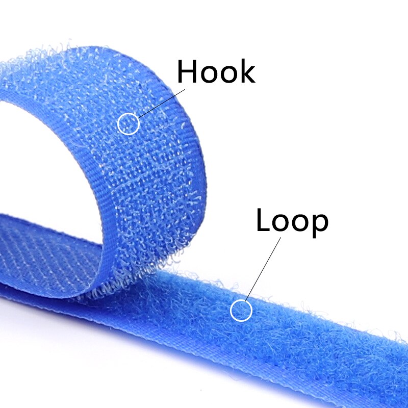 4cm Width Hoop and Loop no adhesive fastener stick clothing tape sewing magic hook loop sticker strip strap stick strip