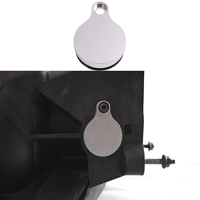 For Ls Lq4 Egr Tube Plug Intake Block Off Plate Lsx Silverado 4.8L 5.3L 6.0L