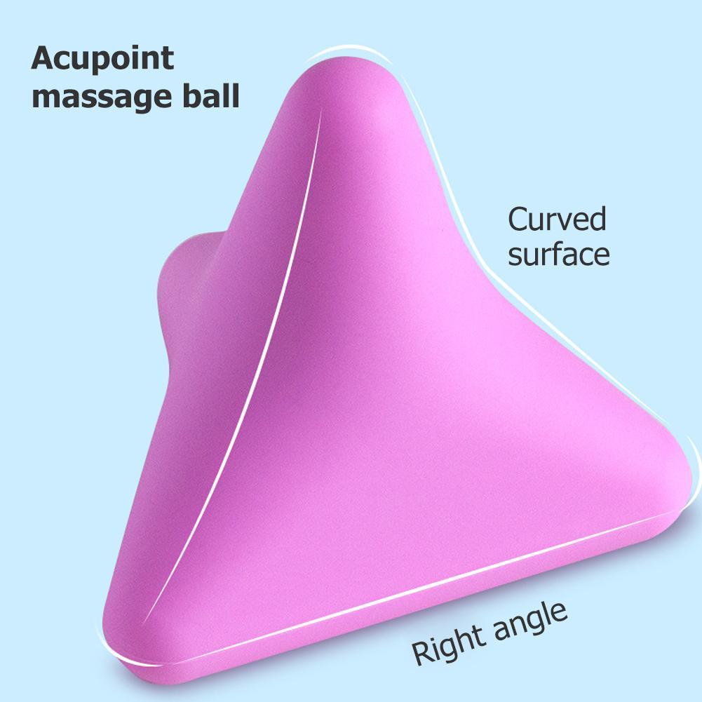 Silicon Triangular Massage Cone Ball Fascia Ball Muscle Relaxation Shoulder Neck Relax