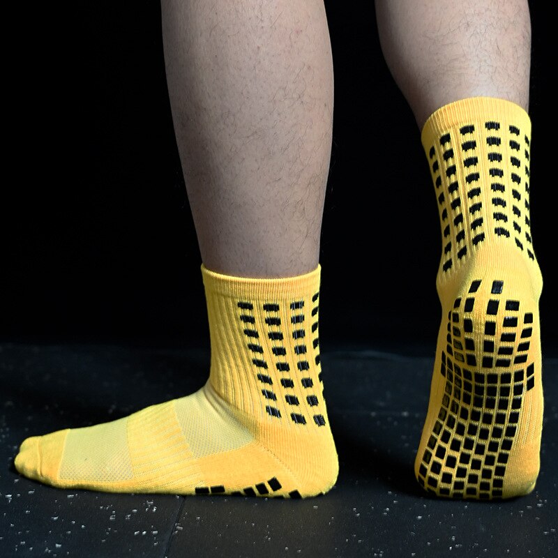 Sport Anti Slip Voetbal Sokken Katoen Voetbal Mannen Grip Sokken Calcetines