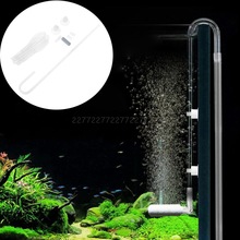 Aquarium CO2 Systeem Diffuser 360 Graden Terugslagklep Arcylic Buis Met Zuignap Je13 19