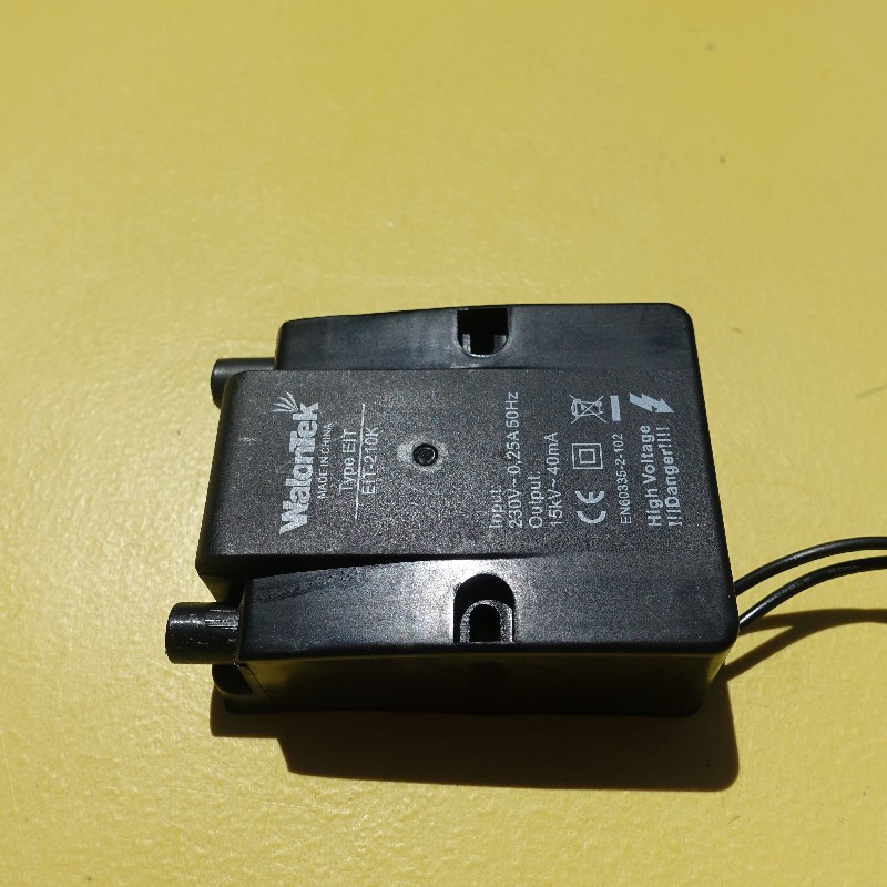 WalonTek EIT-210K Ignition Transformer for Oil Boiler Burner Input 220V Output 15KV with 2 Pole