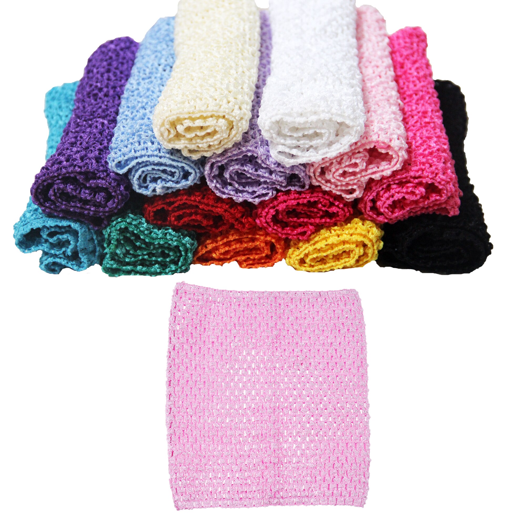 10*12 inch Children Handmade Elastic Crochet Tube Top Baby Top For Tutu Dress Wide For DIY Knitted Skirt