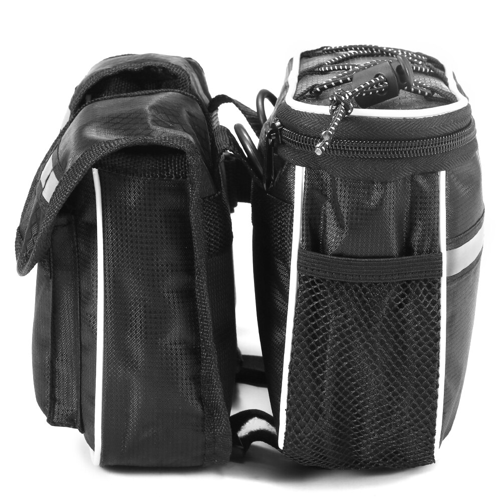 Lixada Fietsen Fiets Top Tube Bag Bike Fiets Tas Met Rain Cover Waterdicht Berg Fiets Frontframe Fietstas Pack