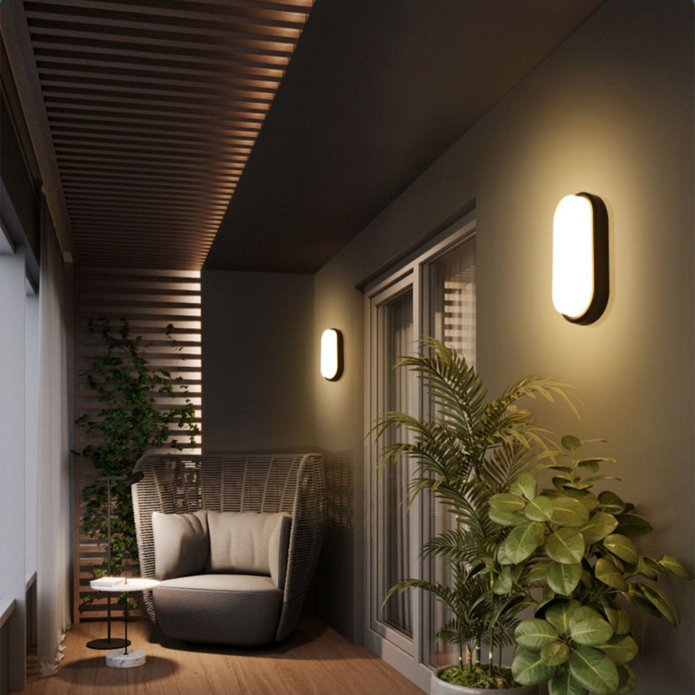 15W Led Wandlamp Waterdichte Veranda Verlichting Moderne Led Wandlamp Voor Binnenplaats Tuin Buitenverlichting Warm Wit AC170-260V