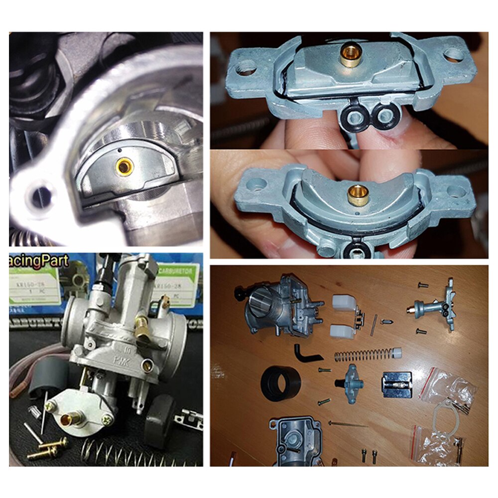 Sclmotos - 21 24 26 28 30 32 34 Mm Motorfiets Scooter Motocross Pwk Carburateur Carb Met Power Jet Fit 2T/4T Motor Power Ras