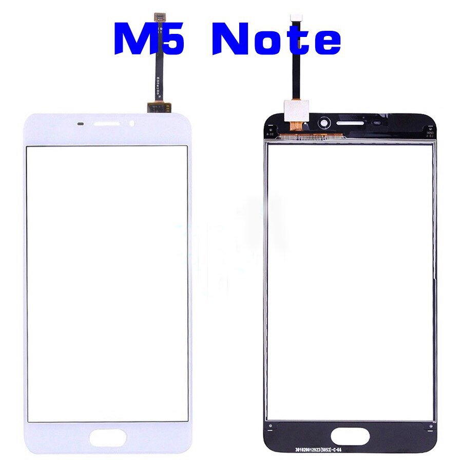 Panel de vidrio exterior de Meizu M5s Digitalizador de pantalla táctil para Meizu M5 M5 Mini piezas de repuesto Meizu M5 Note Sensor Lens