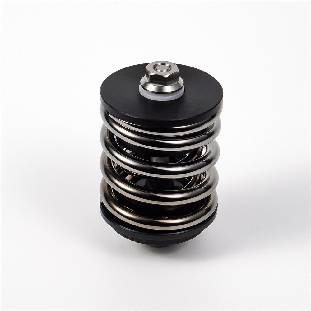 CNC Rear Shock Absorber Folding Bike Suspension Spring BMX Titanium Axle Spring For Brompton: Black