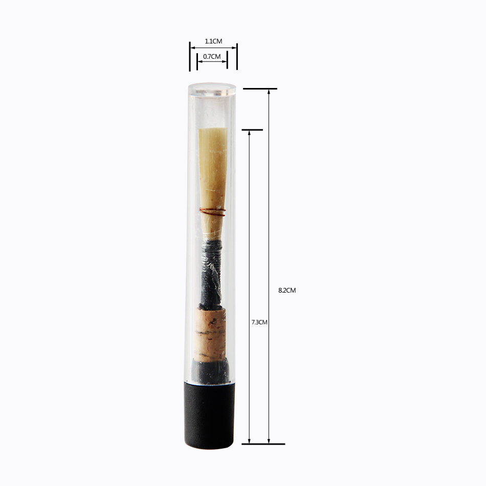 Recién llegado instrumento de viento medio parte de bambú negro Oboe Reed