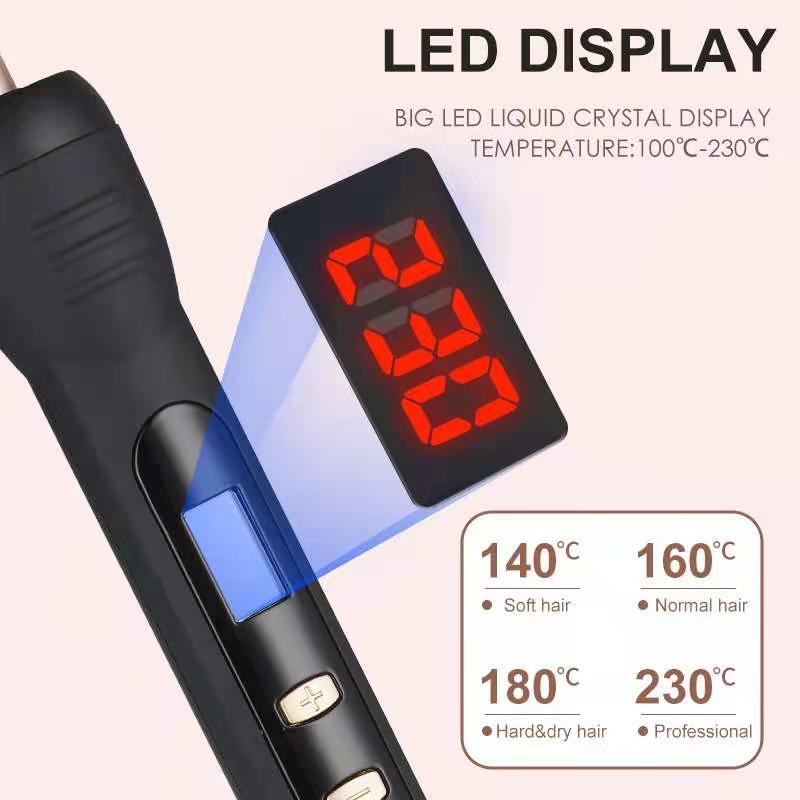 Rizador de pelo de cerámica eléctrico , ondulador, utensilio de peluquería para rizar y ondular el cabello, estilismo femenino