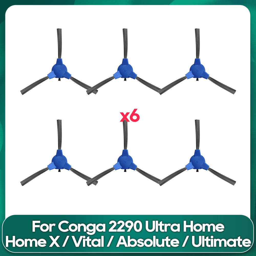 Compatible For Conga 2290 Ultra Series(05661) Replacement Main Side Brush Cover Hepa Filter Mop Cloths Wipe Accessories: light yellow