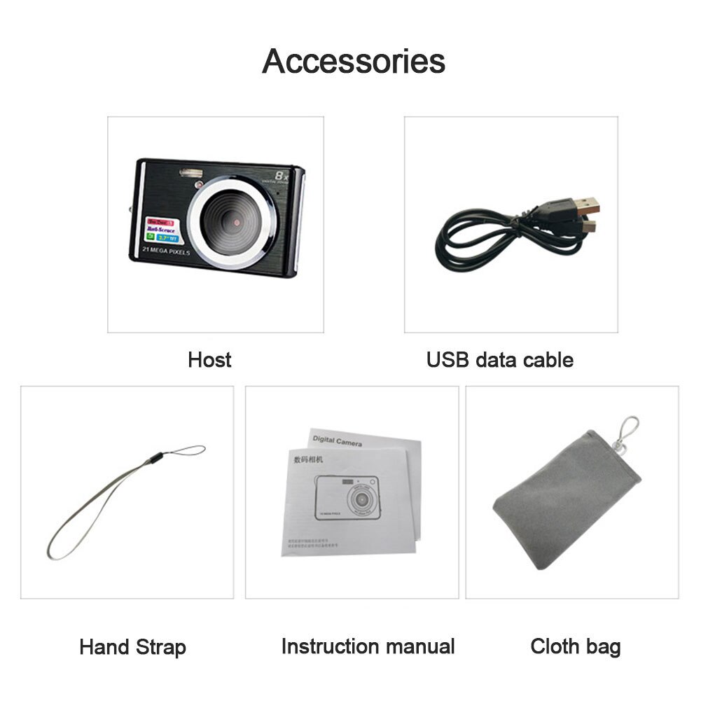 C4 Verjaardag Digitale Camera Gezicht Detectie Sensor Coms Hd Reizen Clear Zoom Anti Shake Mini Lcd Display Draagbare Ultra dunne