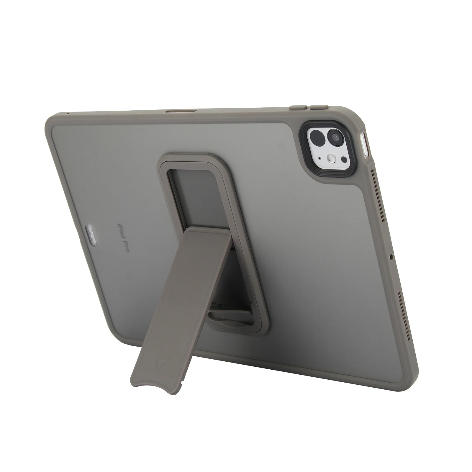 Stand Case Voor iPad Pro Air 2024 Gevallen 4 5 6 7 8 9e 10e Generatie Matte Doorschijnend 10.2 10.9 11 inch Mini Kickstand Cover: Vijftien / WHITE