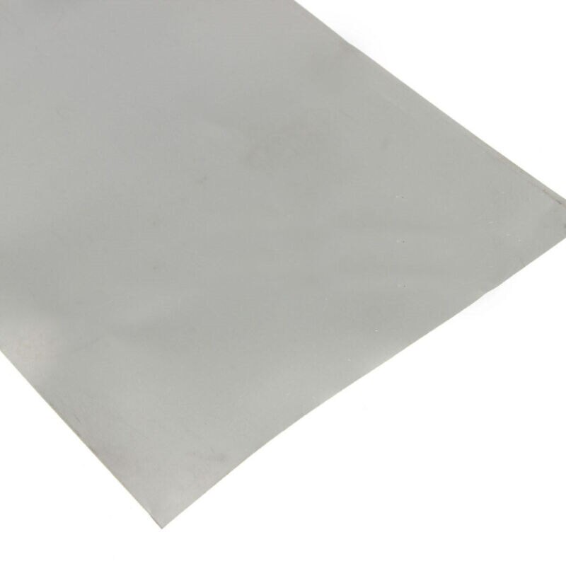 1pc 0.1mm thickness 100/200 MMTi Foil Thin Sheet Length 300 / 500 / 1000 mm Gr2 Titanium Foil Silver Thin