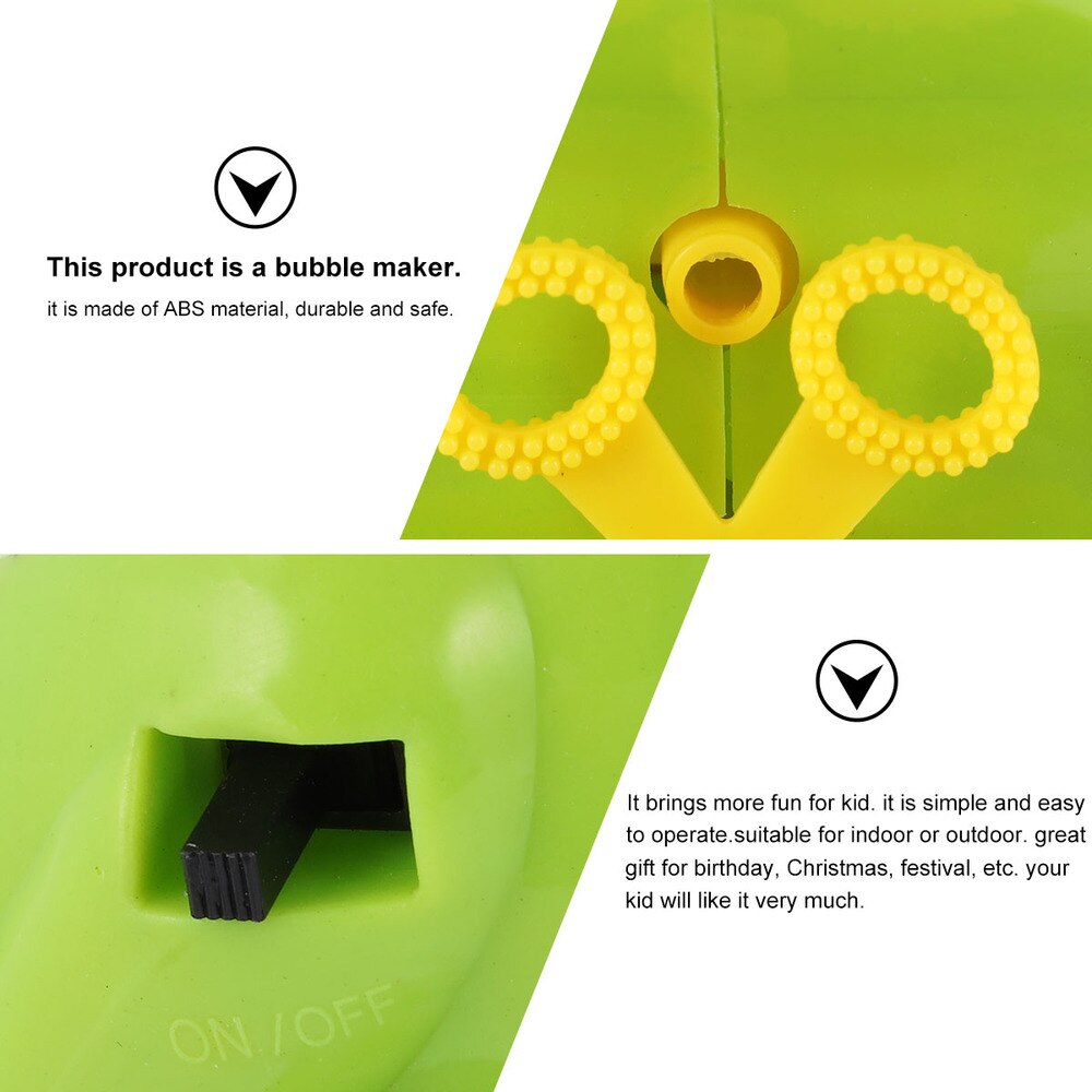 Funny Frog Bubble Machine Cute Animal Shape Automative Bubble Maker Toys Without Bubble Liquid