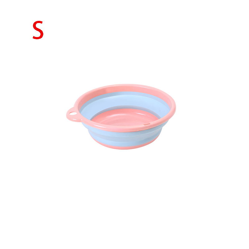 Folding Wash Basin Multifunction Portable Dish Tub For Travel Camping Silicone Collapsible Wash Basins Home Cleaning Tools: A-1