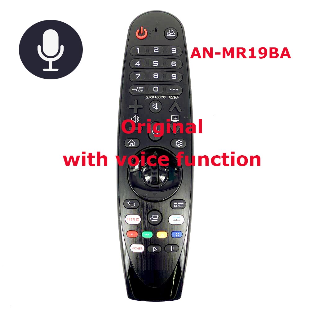 Originala en -mr19ba am -hr19ba fjärrkontroll för lg oled 4k uhd smart  tv 32 lm 630 bpla  um7100 plb  um7340 pva  um6970 w9 e9 c9 sm86: Original-