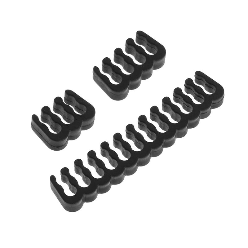 Pp kabel kam /klämma /klämma /dresser för 3.0-3.2 mm kablar svart 6/8/24 stift